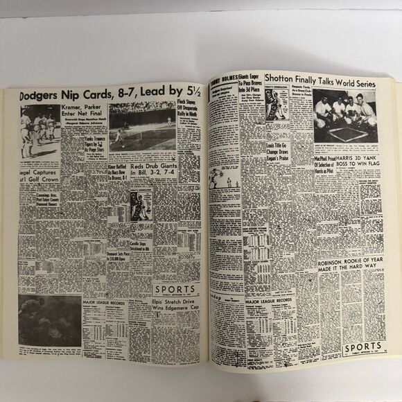 Them Wonderful Bums Brooklyn Dodger Baseball Book 1901 - 1956 Americana History - Picture 3 of 3